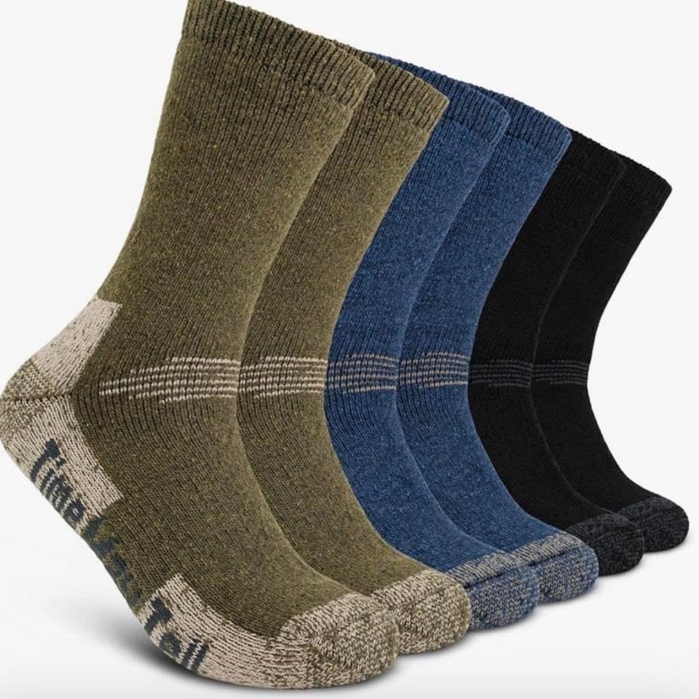 Mens merino wool hiking socks‎ new 3 pack size 9-13